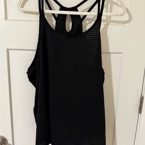 Avia Black Mesh Women's Tank Top